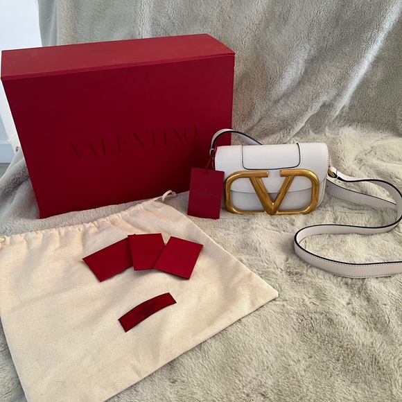 Valentino Bags Valentino Small Supervee Crossbody Calfskin Bag